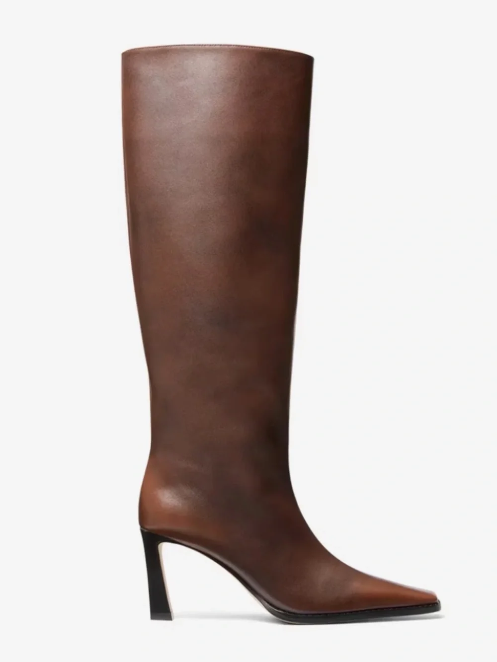 Michael Kors Darrah Brown Leather Knee High Boots (Brand new in Box)
